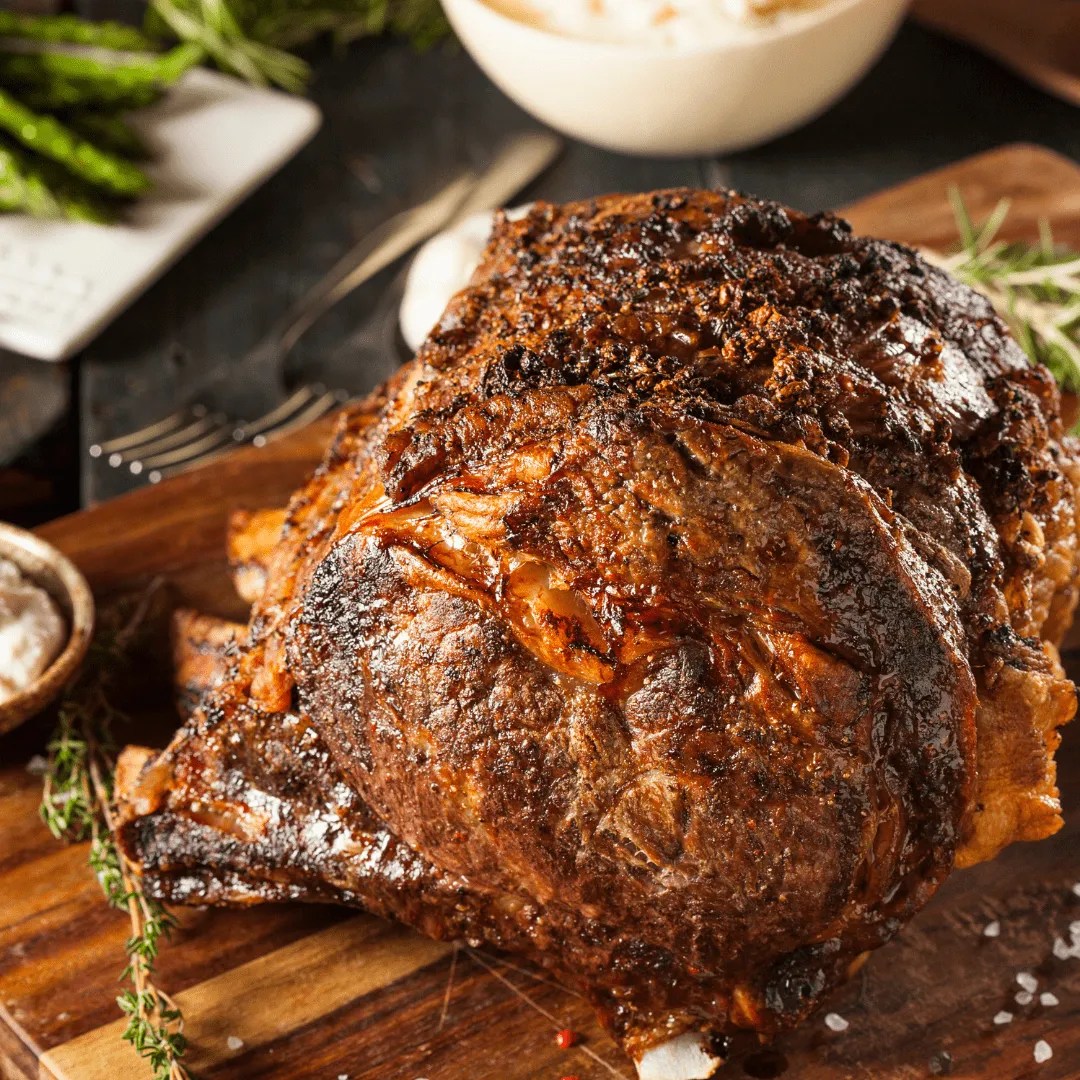 COFFEE CRUSTED PRIME RIB