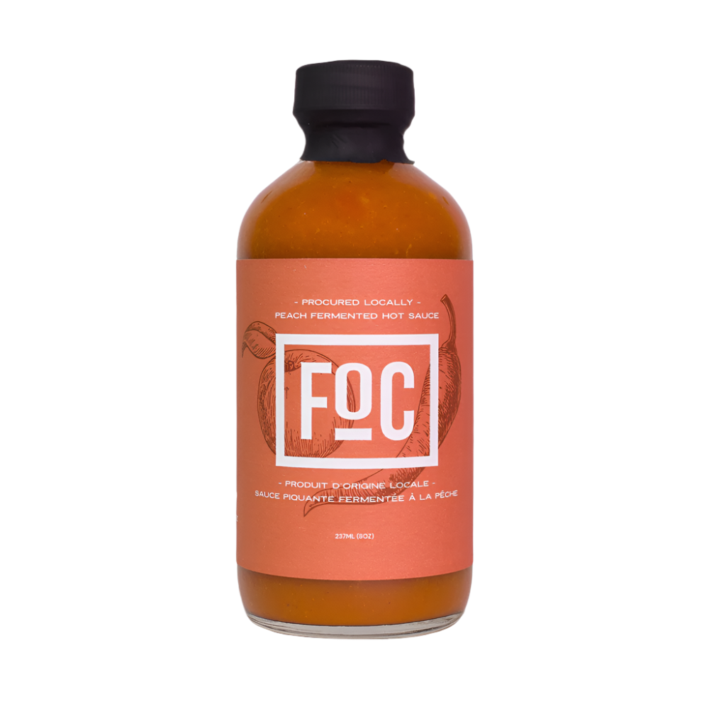 FOC - Peach Fermented Hot Sauce image 0