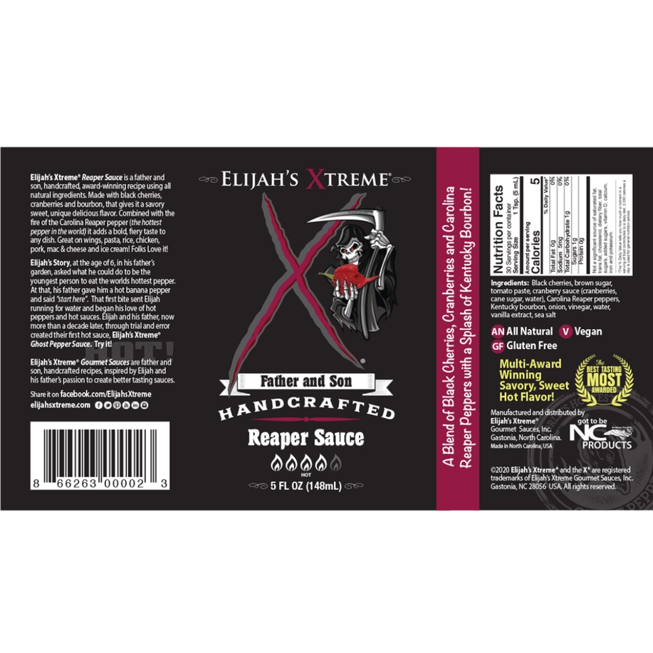Elijah's Xtreme - Reaper Sauce image 2