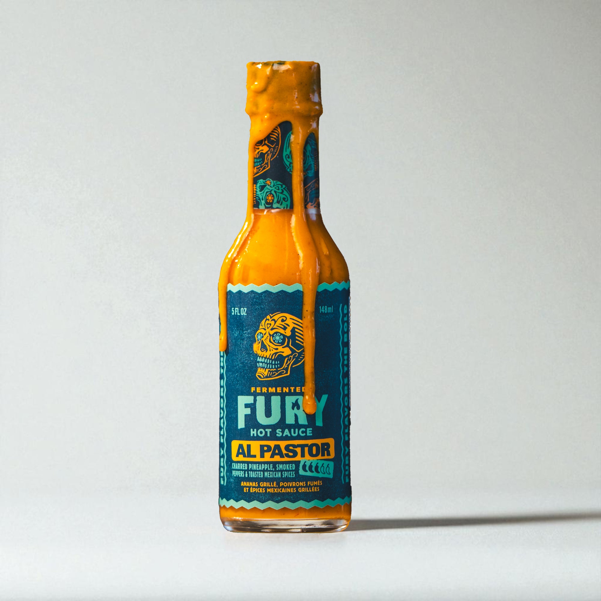 Fury Al Pastor hot sauce - Mexican pineapple and chili pepper sauce