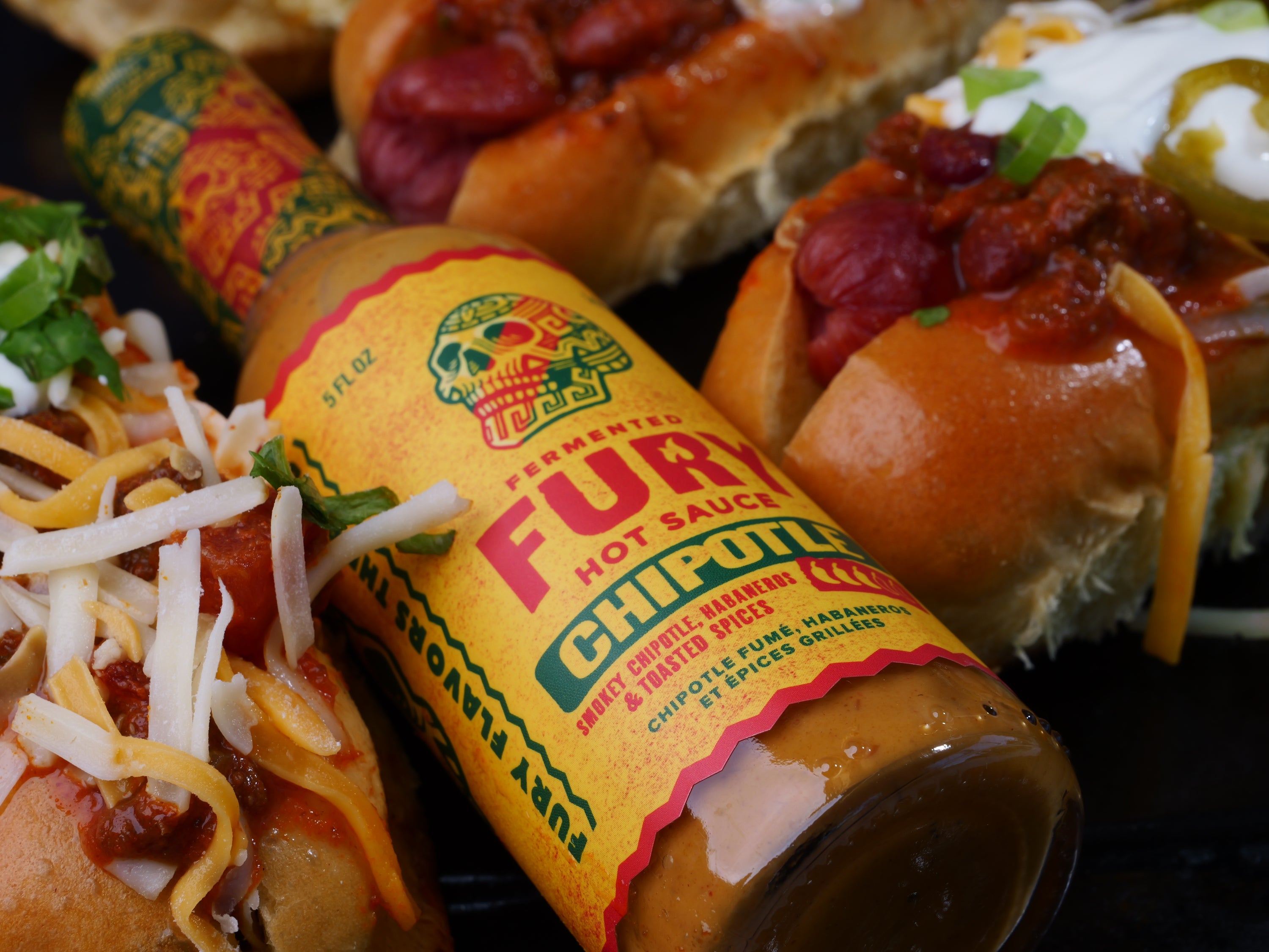 Fury Chipotle sauce detail - rich smoky flavor with roasted peppers