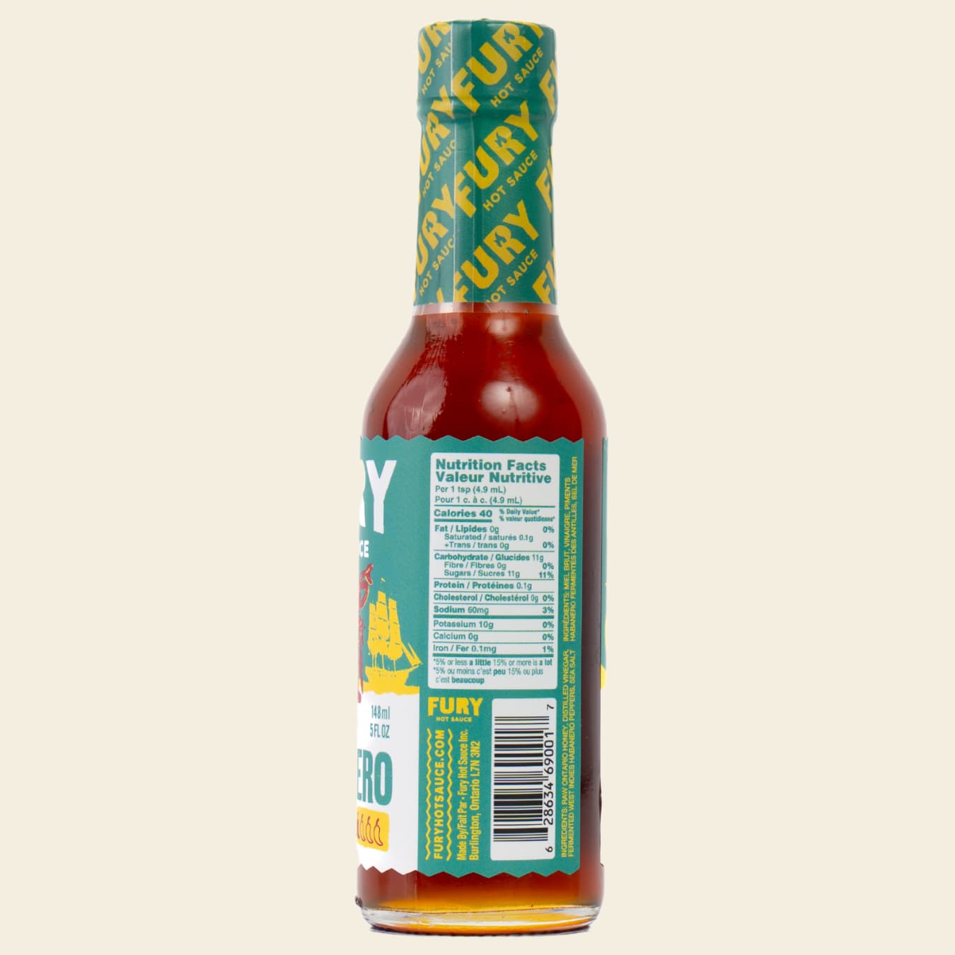 Habanero Honey - FURY HOT SAUCE