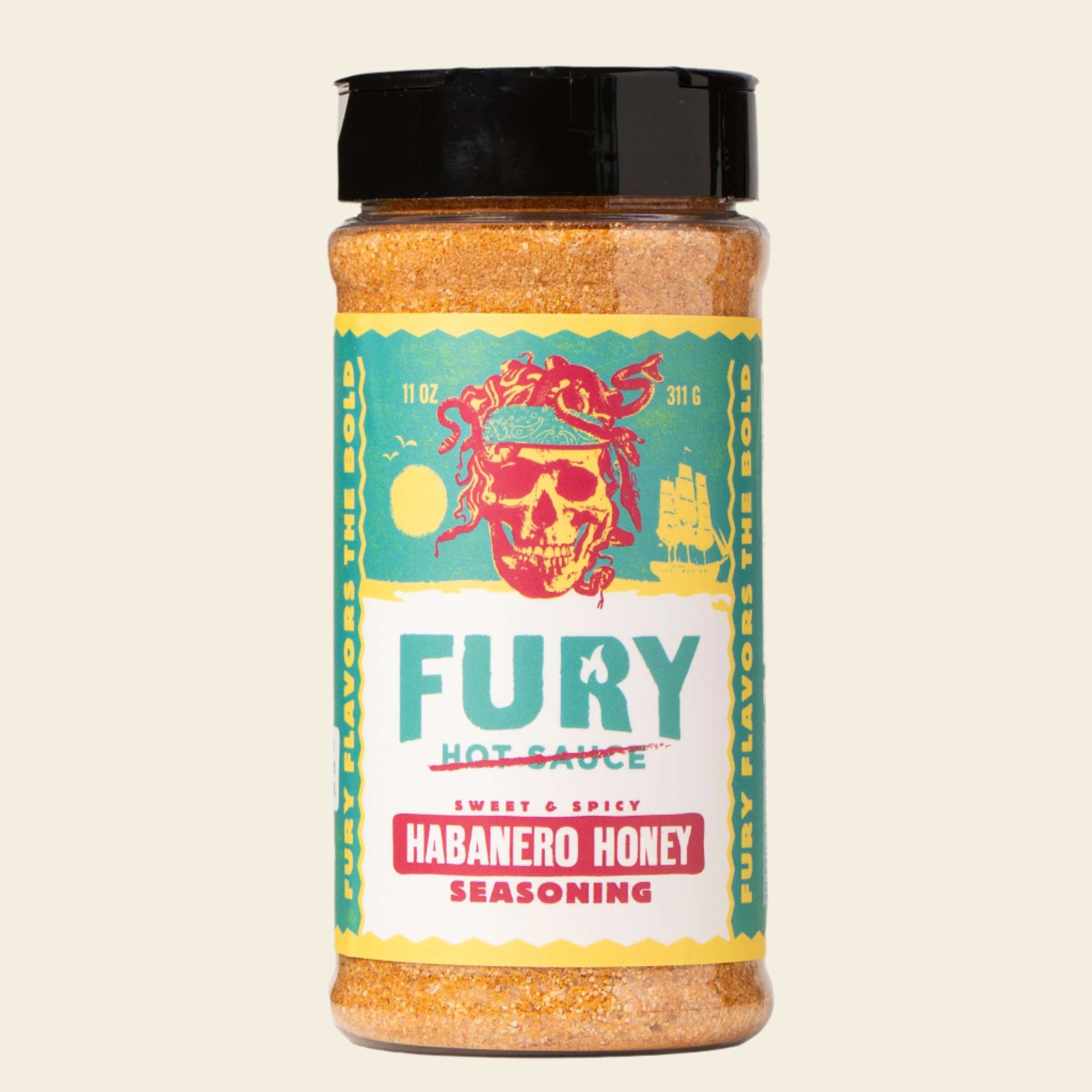Fury Habanero Honey Rub — all-natural seasoning rub, made in Canada