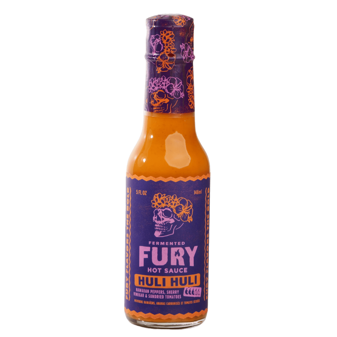 Fury Huli Huli hot sauce - Hawaiian pineapple teriyaki pepper sauce