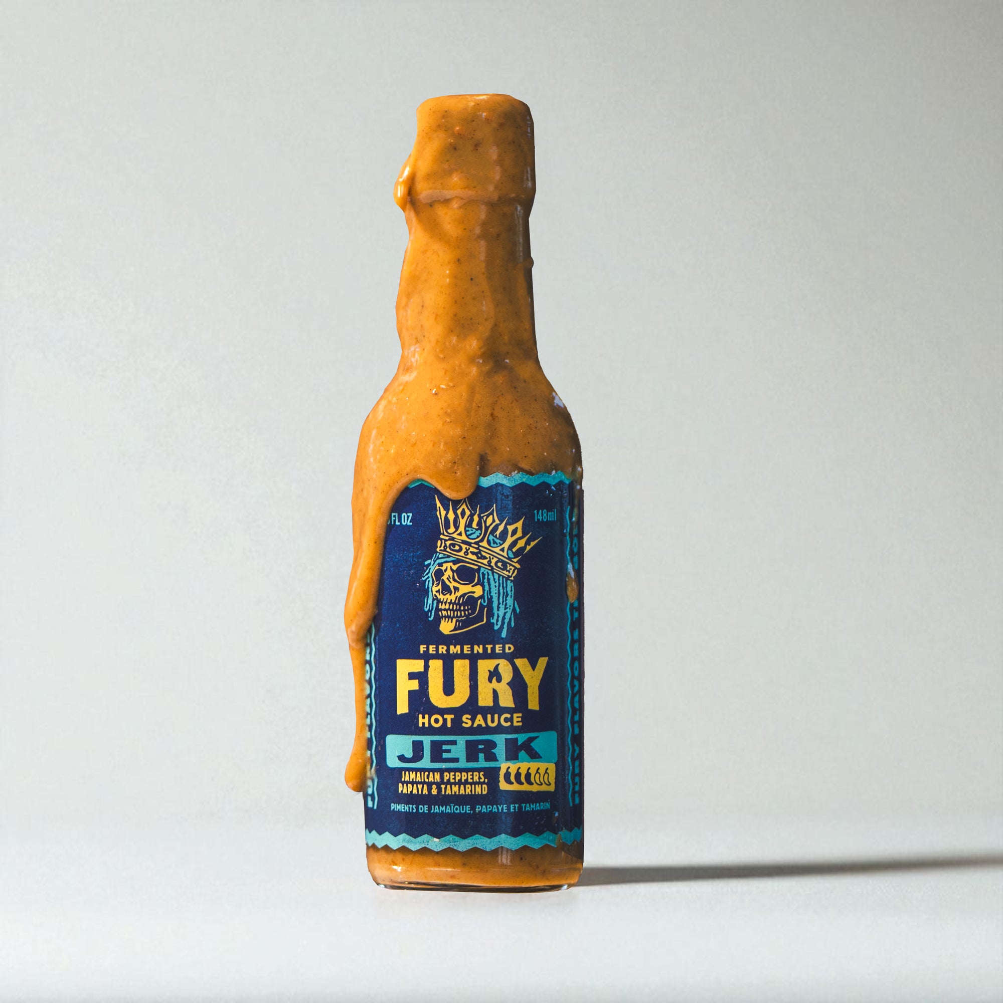 Fury Jerk hot sauce - authentic Jamaican jerk seasoning sauce